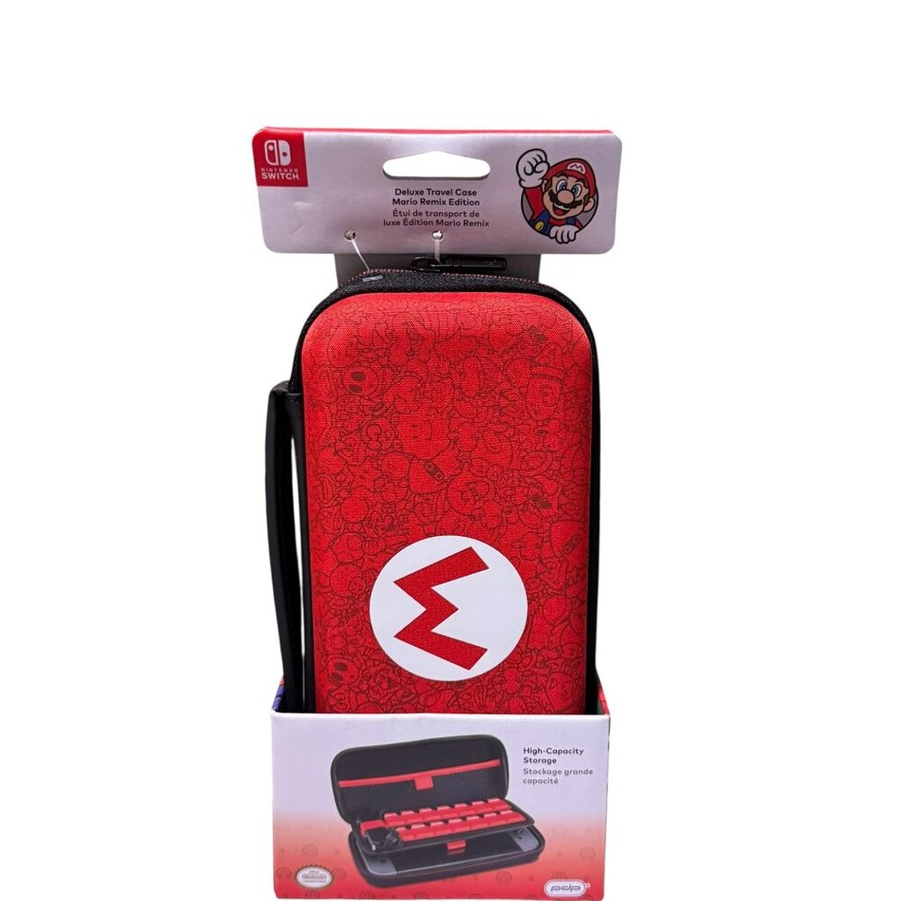 Nintendo Switch Super Mario Bros Mario Remix Deluxe Travel Case